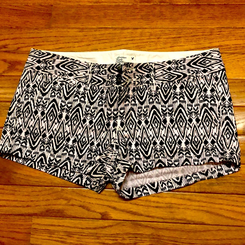 American Eagle Stretch Tribal Shorts